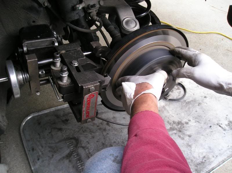 On Car Rotor turning Infiniti FX Forum